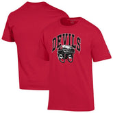 NHL Red New Jersey Devils Champion Helmet T-Shirt