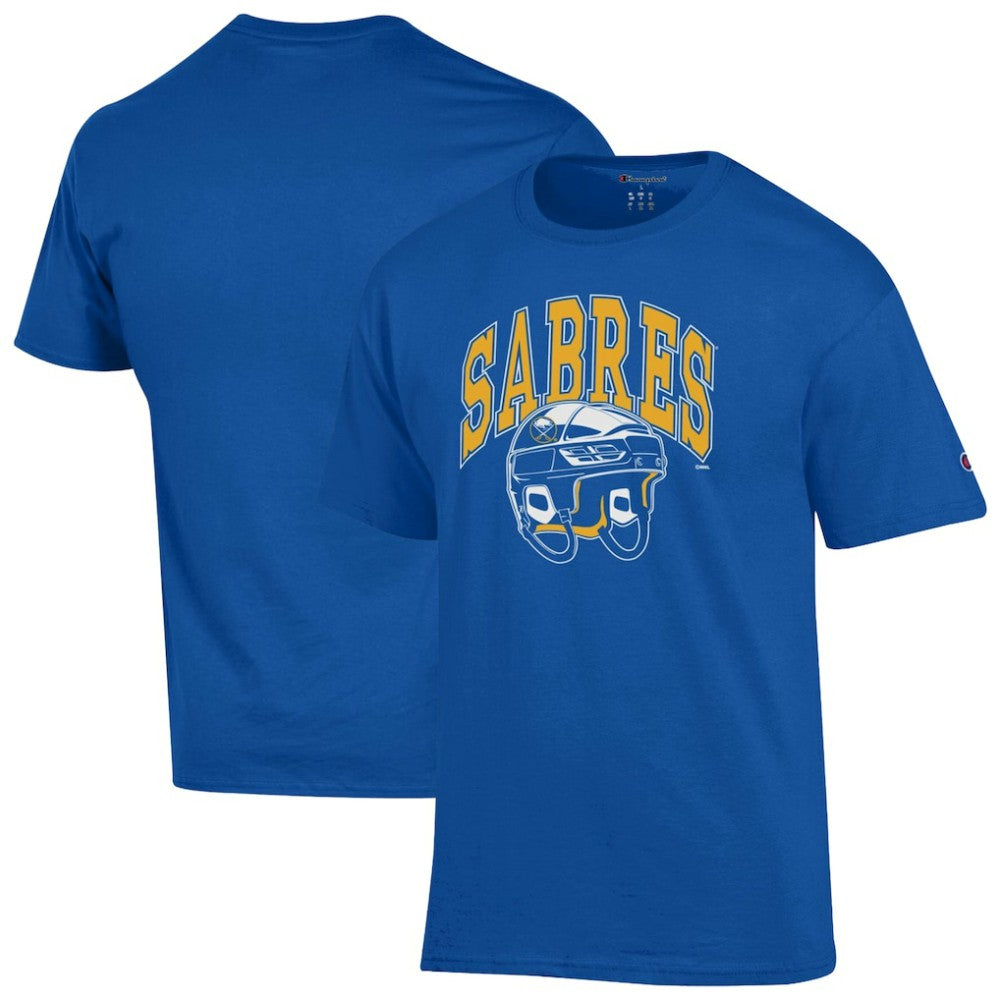 NHL Royal Buffalo Sabres Champion Helmet T-Shirt