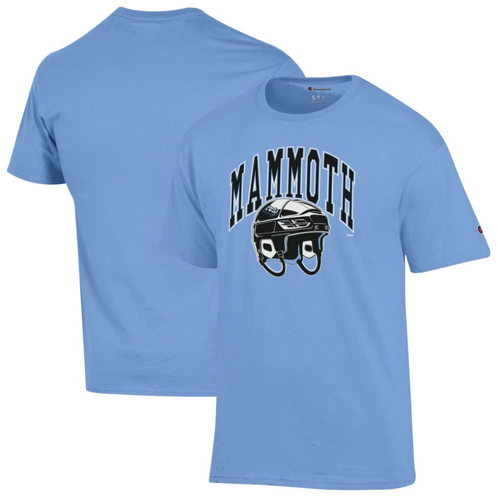 NHL Blue Utah Mammoth Champion Helmet T-Shirt