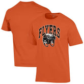 NHL Orange Philadelphia Flyers Champion Helmet T-Shirt