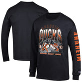 NHL Black Anaheim Ducks Champion Long Sleeve Jersey T-Shirt