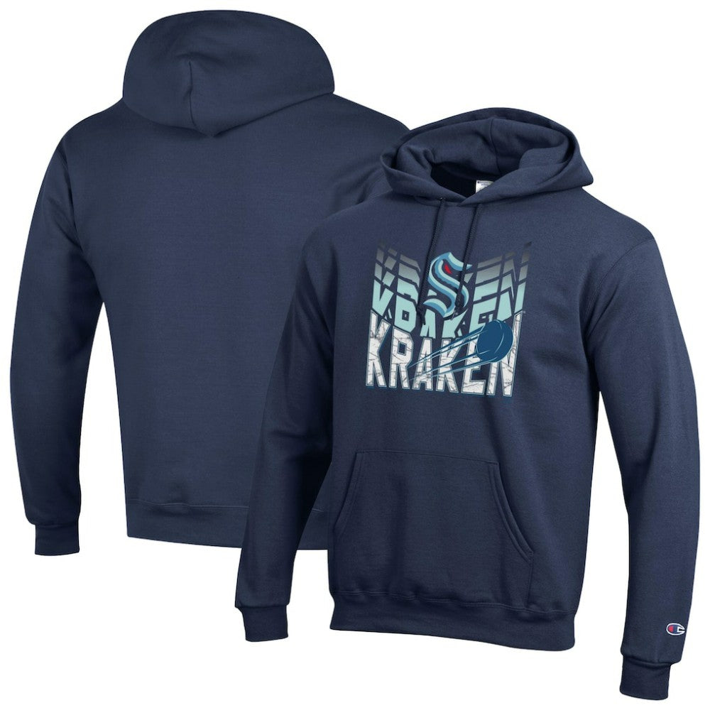NHL Navy Seattle Kraken Champion Powerblend Hoodie