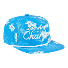 Palm Print A-Frame 9FIFTY Snapback Hat - Los Angeles Chargers