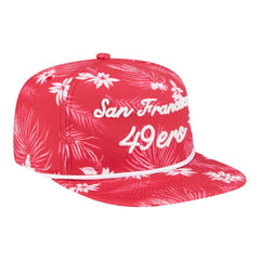 Palm Print A-Frame 9FIFTY Snapback Hat - San Francisco 49ers