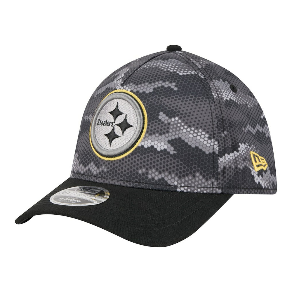 Camo A-Frame 39THIRTY Flex Hat - Pittsburgh Steelers