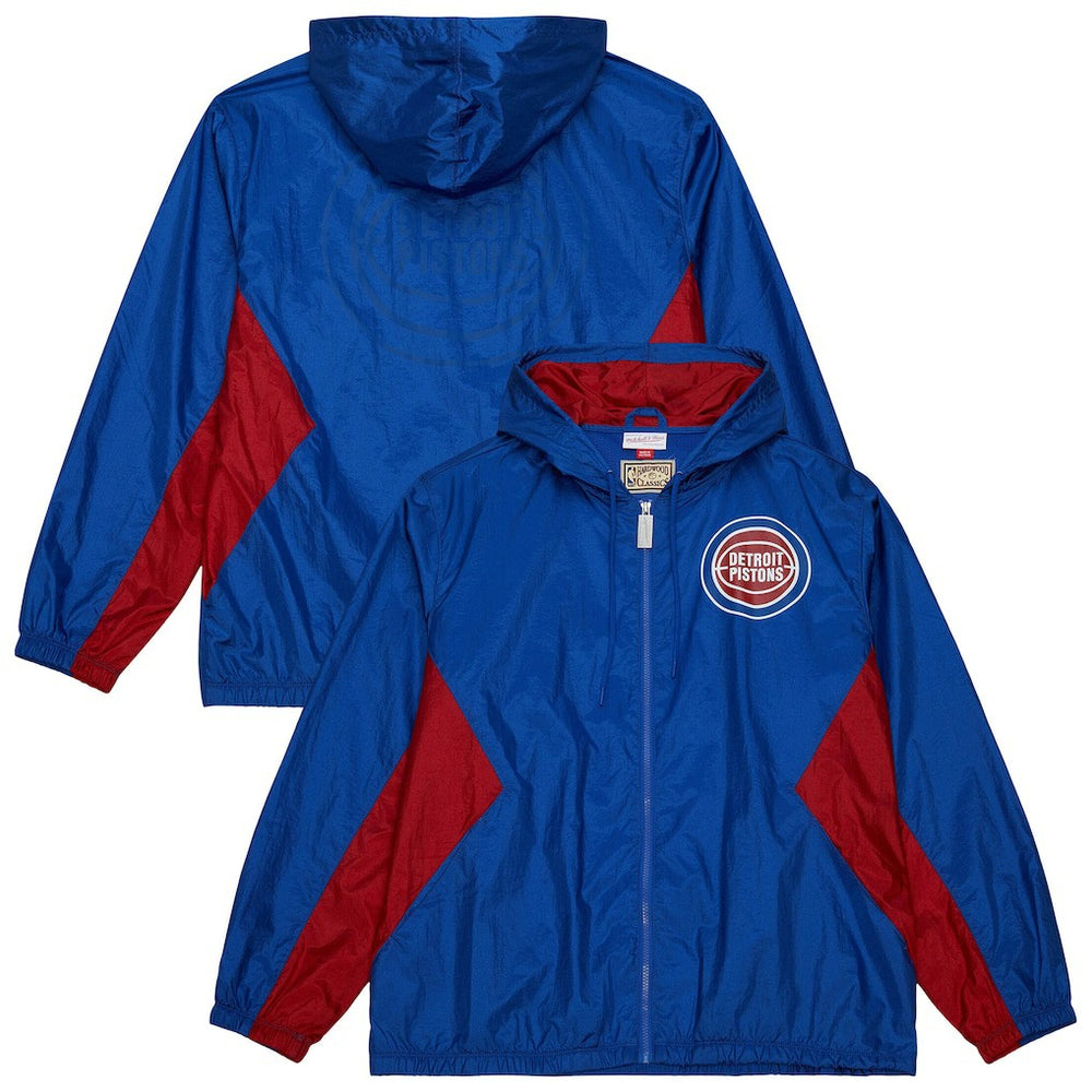 NBA Detroit Pistons Playmaker Full-Zip Hooded Windbreaker Jacket sale