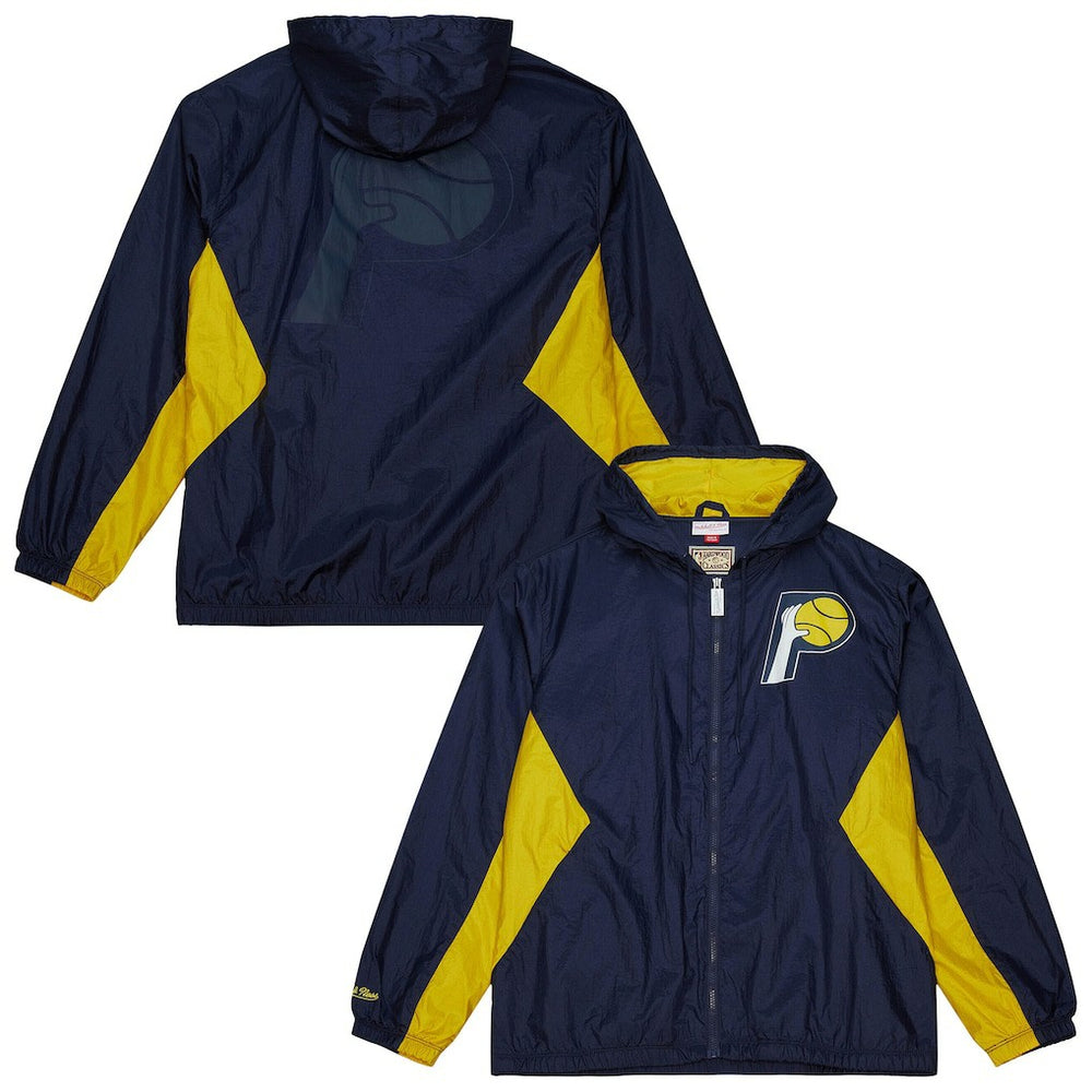 NBA Indiana Pacers Playmaker Full-Zip Hooded Windbreaker Jacket