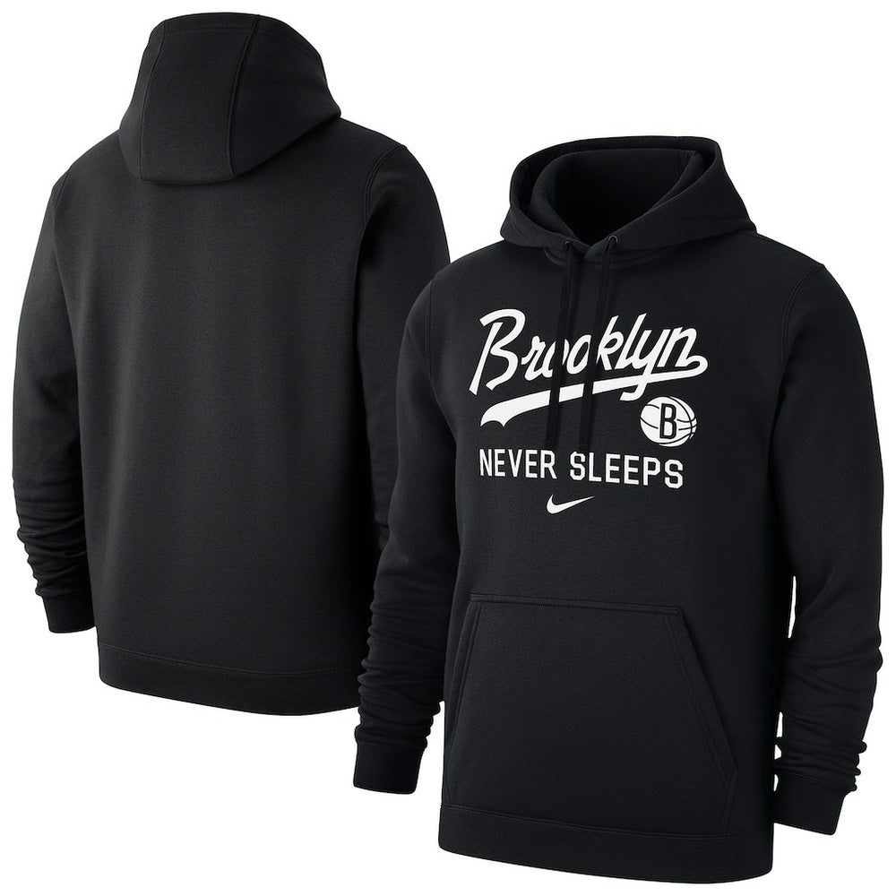 NBA Brooklyn Nets Brooklyn Never Sleeps Club Hoodie