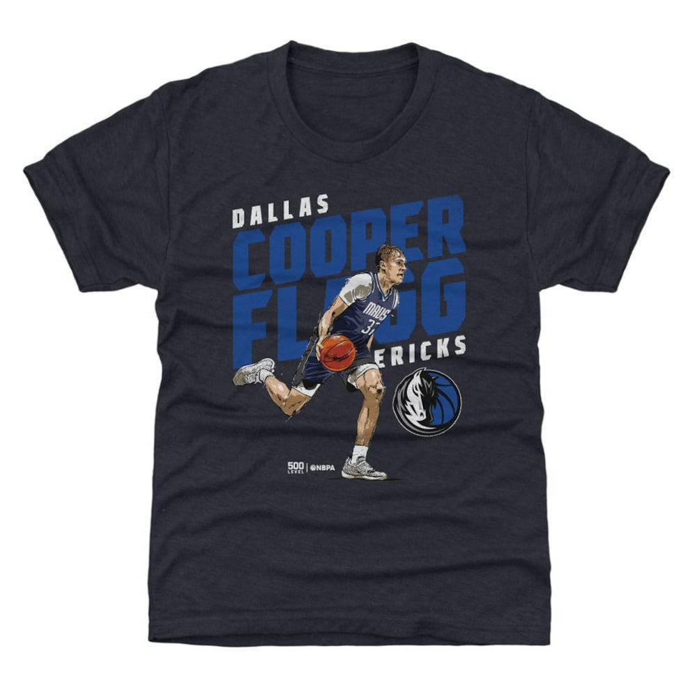 NBA Cooper Flagg Dallas Mavericks 500 Level Youth Slant T-Shirt sale