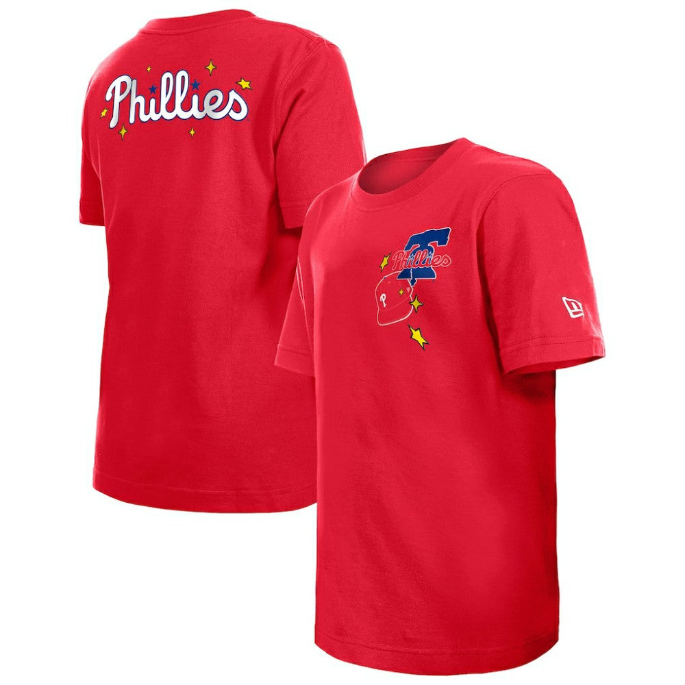 MLB Philadelphia Phillies New Era Youth Stars & Cap T-Shirt