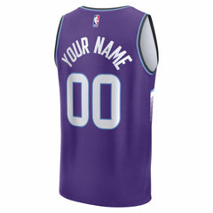 NBA Utah Jazz Youth Fast Break Replica Custom Jersey