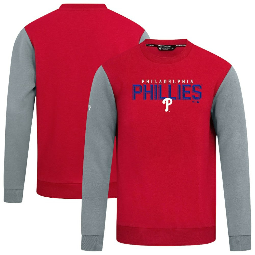 MLB Philadelphia Phillies Levelwear Throwback Ultimate Carve Sweatshirt