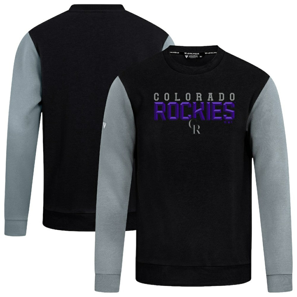 MLB Colorado Rockies Levelwear Throwback Ultimate Carve Sweatshirt