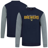 MLB Milwaukee Brewers Levelwear Throwback Ultimate Carve Sweatshirt