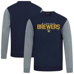 MLB Milwaukee Brewers Levelwear Throwback Ultimate Carve Sweatshirt