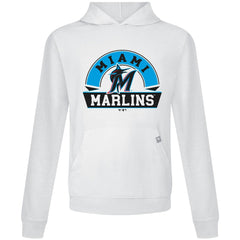 MLB Miami Marlins Levelwear Relay Banner Arch Pullover Hoodie