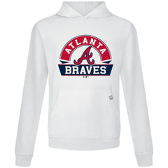 MLB Atlanta Braves Levelwear Relay Banner Arch Pullover Hoodie