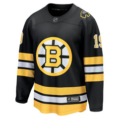 NHL Black John Beecher Boston Bruins Fanatics Home Breakaway Player Jersey