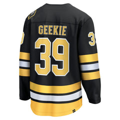 NHL Black Morgan Geekie Boston Bruins Fanatics Home Breakaway Player Jersey
