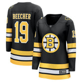 NHL Black John Beecher Boston Bruins Fanatics Women's Home Breakaway Player Jersey
