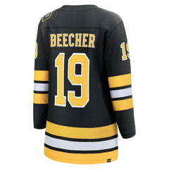 NHL Black John Beecher Boston Bruins Fanatics Women's Home Breakaway Player Jersey