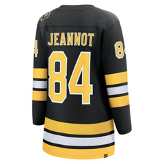 NHL Black Tanner Jeannot Boston Bruins Fanatics Women's Home Breakaway Player Jersey
