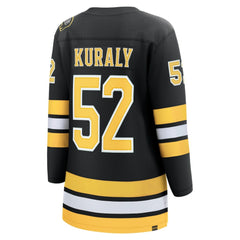 NHL Black Sean Kuraly Boston Bruins Fanatics Women's Home Breakaway Player Jersey