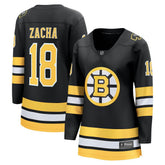 NHL Black Pavel Zacha Boston Bruins Fanatics Women's Home Breakaway Player Jersey