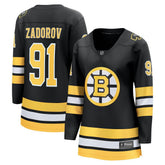 NHL Black Nikita Zadorov Boston Bruins Fanatics Women's Home Breakaway Player Jersey