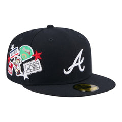 MLB Atlanta Braves New Era City Patch 59FIFTY Fitted Hat