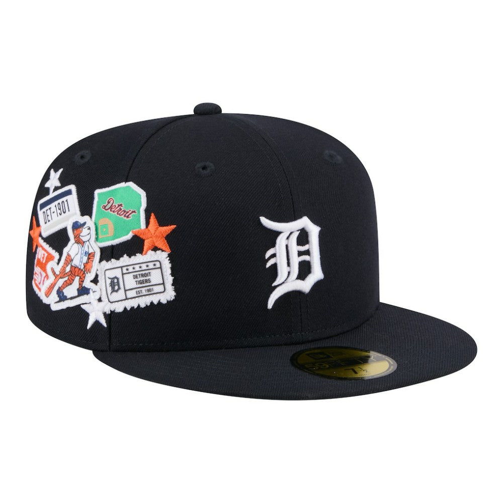 MLB Detroit Tigers New Era City Patch 59FIFTY Fitted Hat
