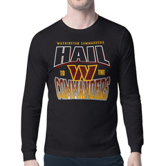 Starter Comic Style Slogan Long Sleeve T-Shirt - Washington Commanders