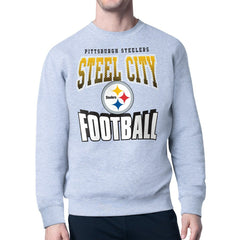 Starter Comic Style Sweatshirt - Pittsburgh Steelers