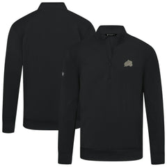 NHL Black Colorado Avalanche Levelwear Copper Upright Quarter-Zip Pullover