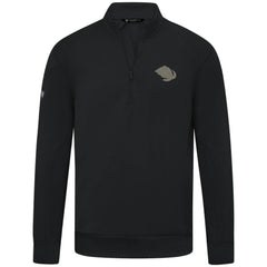 NHL Black Utah Mammoth Levelwear Copper Upright Quarter-Zip Pullover