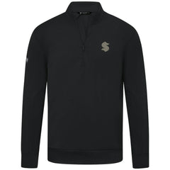 NHL Black Seattle Kraken Levelwear Copper Upright Quarter-Zip Pullover