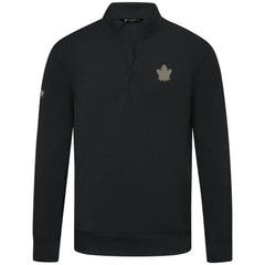 NHL Black Toronto Maple Leafs Levelwear Copper Upright Quarter-Zip Pullover