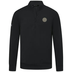 NHL Black Edmonton Oilers Levelwear Copper Upright Quarter-Zip Pullover