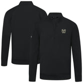 NHL Black Chicago Blackhawks Levelwear Copper Upright Quarter-Zip Pullover