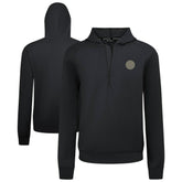 NHL Black Edmonton Oilers Levelwear Technic Quarter-Zip Pullover Hoodie