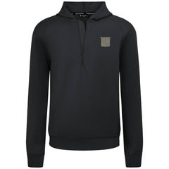 NHL Black New York Rangers Levelwear Technic Quarter-Zip Pullover Hoodie