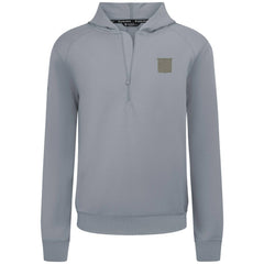 NHL Gray New York Rangers Levelwear Technic Quarter-Zip Pullover Hoodie