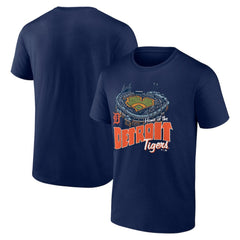 MLB Detroit Tigers Navy Home Stadium T-Shirt
