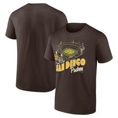 MLB San Diego Padres Brown Home Stadium T-Shirt