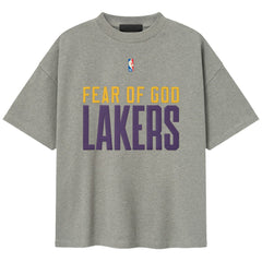 NBA Los Angeles Lakers Fear of God x NBA Unisex 90s T-Shirt