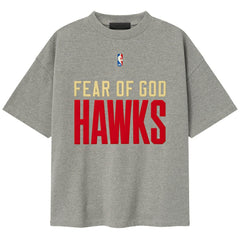 NBA Atlanta Hawks Fear of God x NBA Unisex 90s T-Shirt