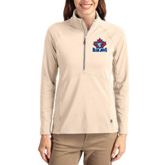MLB Toronto Blue Jays Cutter & Buck Women's Cooperstown Collection Adapt Eco Knit Stretch Half-Zip Pullover