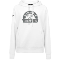 MLB Milwaukee Brewers Levelwear Women's Adorn Banner Arch Hoodie