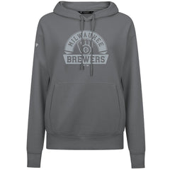 MLB Milwaukee Brewers Levelwear Women's Adorn Banner Arch Hoodie