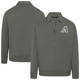 MLB Arizona Diamondbacks Levelwear Women's Canmore Chenille Logo Quarter-Zip Top